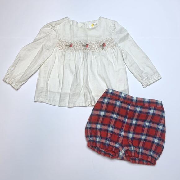 HSA Mini Boden Robin Top + Bloomers